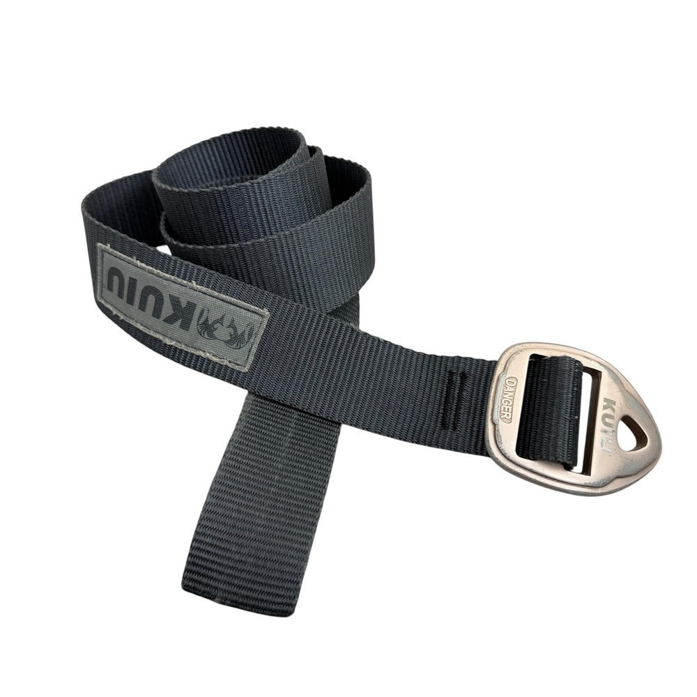 Kuiu Belt Mens Large Grey Wading Tactical Hunting Nylon Metal Buckle